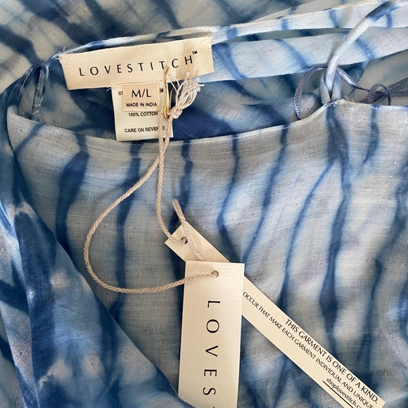 Love Stitch Blue and White Striped Dress - Picture 7 of 12